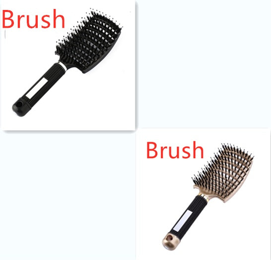 Hairbrush Anti Kit Brushy Women Detangler Hair Brush Bristle Nylon Scalp Massage Teaser Hair Brush Comb Hairbrush Anti Kit Brushy Women Detangler Hair Brush Bristle Nylon Scalp Massage Teaser Hair Brush Comb
